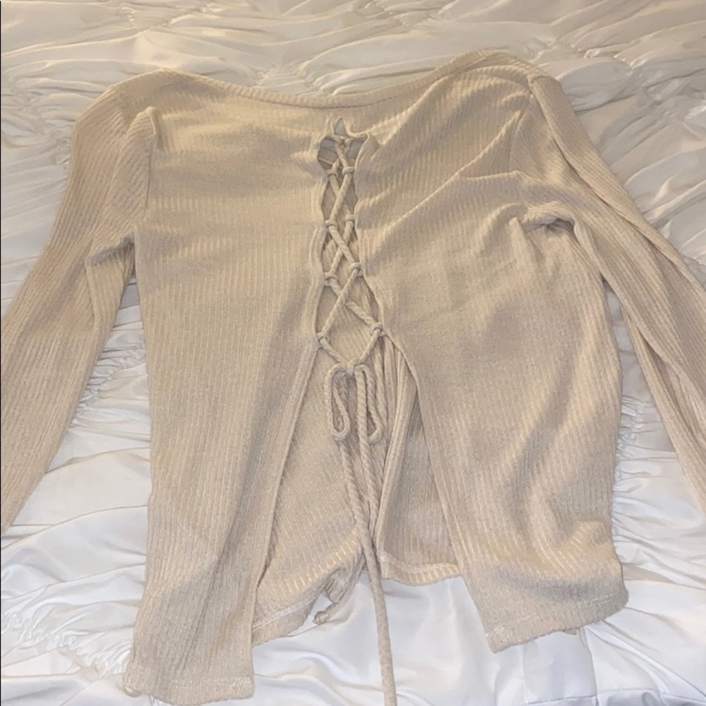 Urban Outfitters Kimchi Blue - Lace Up Top - Picture 5 of 5
